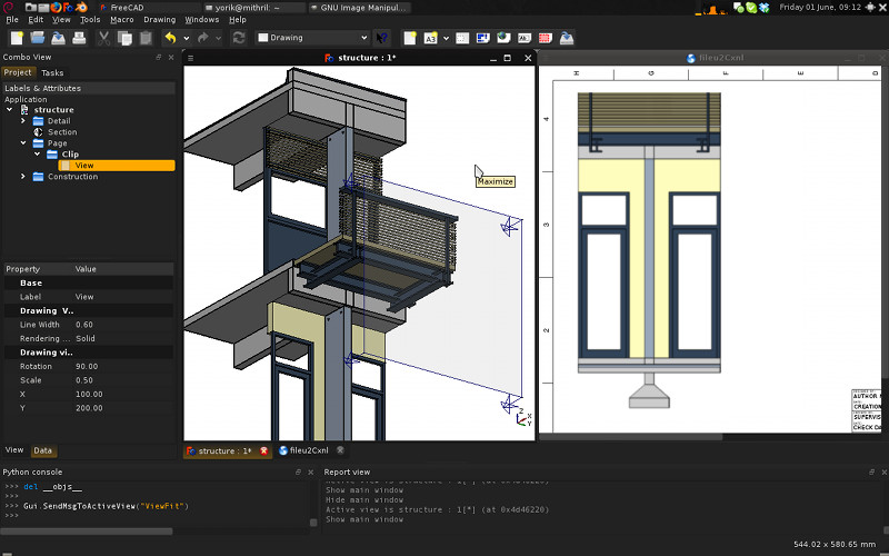 using freecad architecture