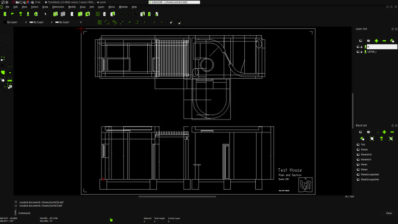 librecad template