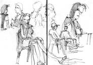 Latest sketches at Buenos Aires square, Bella Buarque bakery and Zoology museum