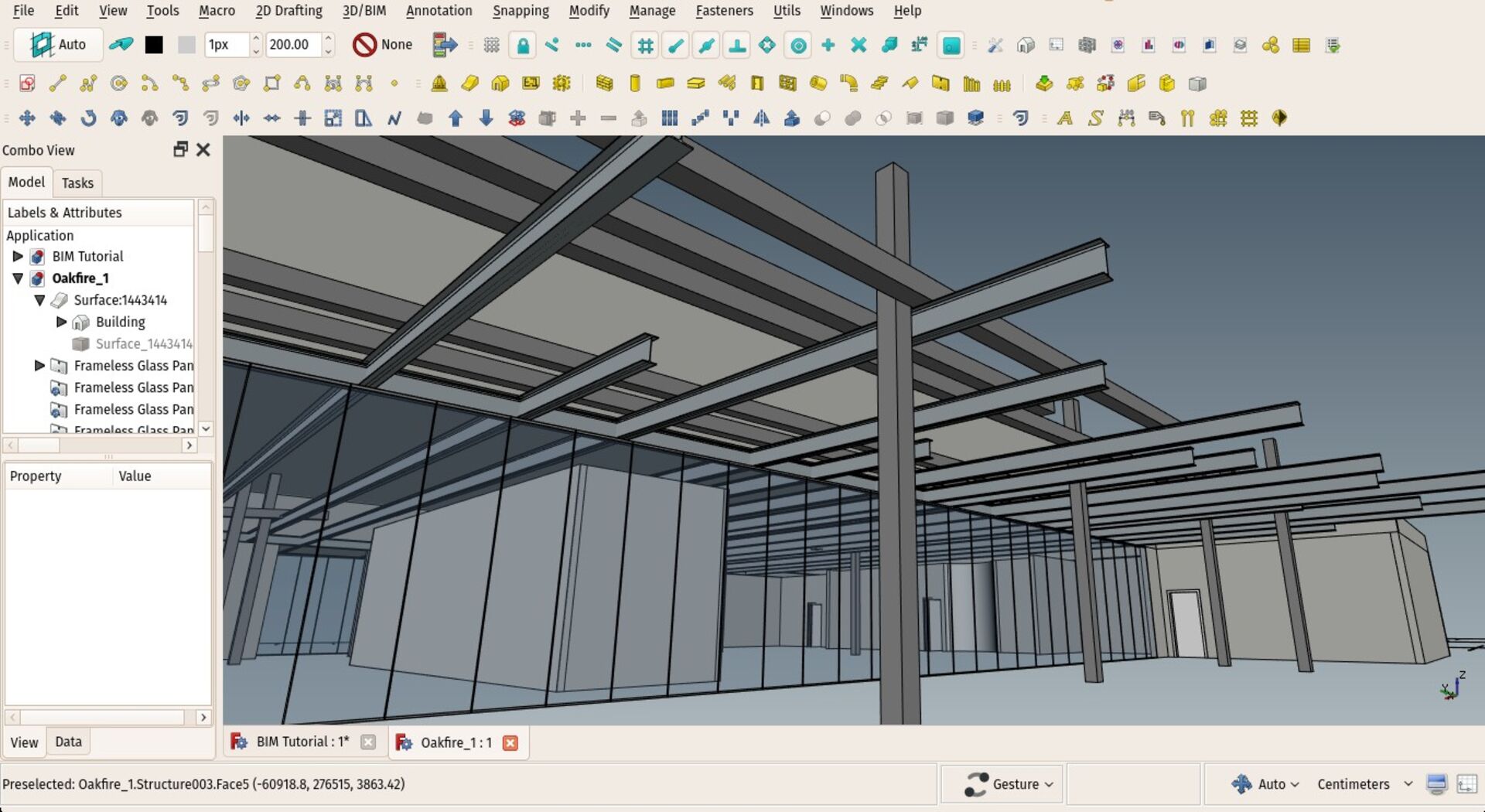 screenshot of FreeCAD