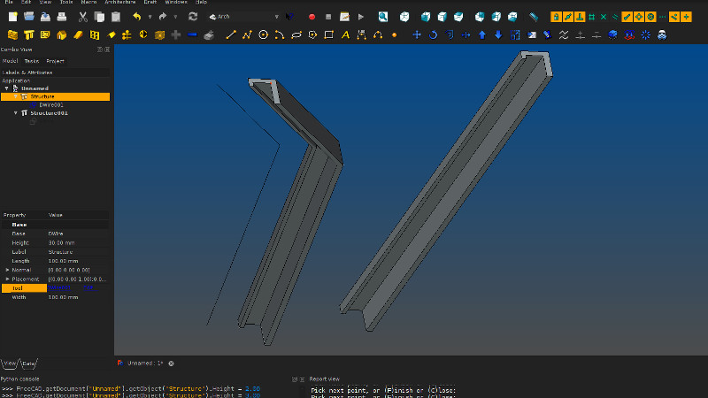 Freecad 3d модель по фото