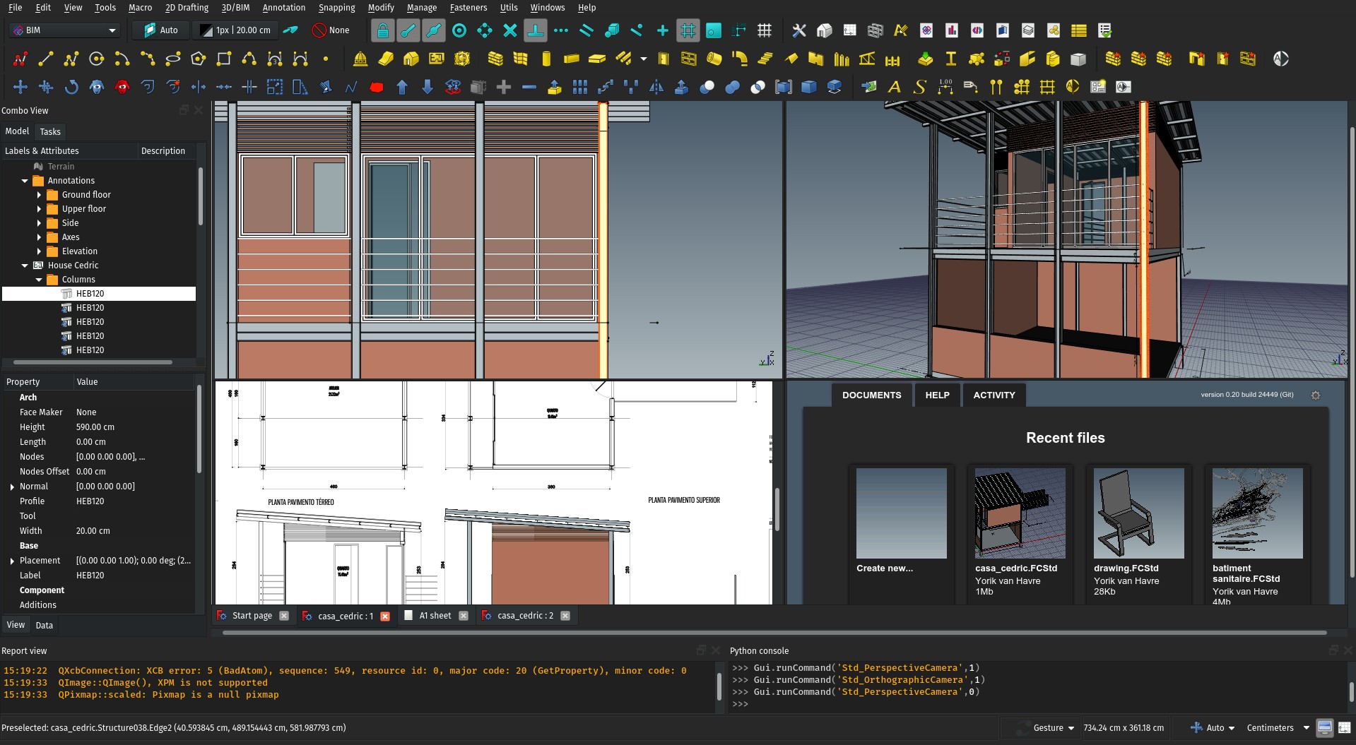 FreeCAD 0.19 screenshot